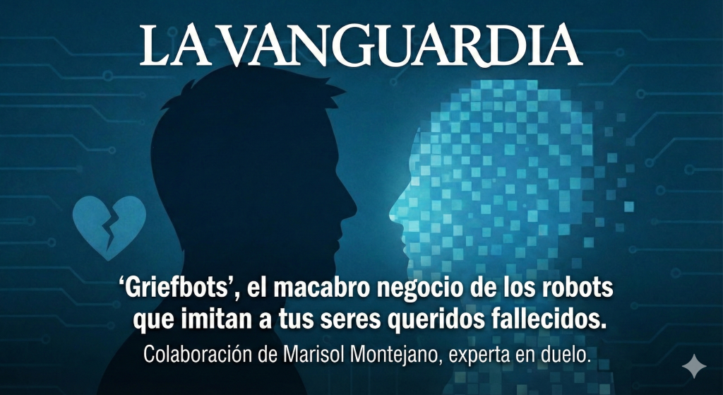 Griefbots . Colaboración en articulo de La Vanguardia