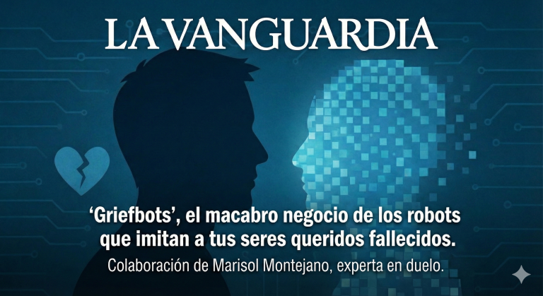 Griefbots . Colaboración en articulo de La Vanguardia